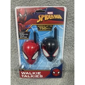 Marvel Spider-Man Walkie Talkies – 750 ft Range Kids Toy NEW & Sealed Christmas